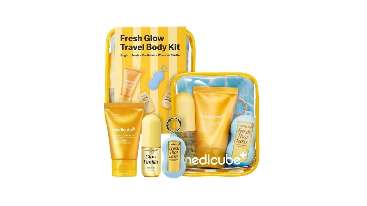 Medicube Fresh Glow Body Kit | Travel-ready Hair & Body