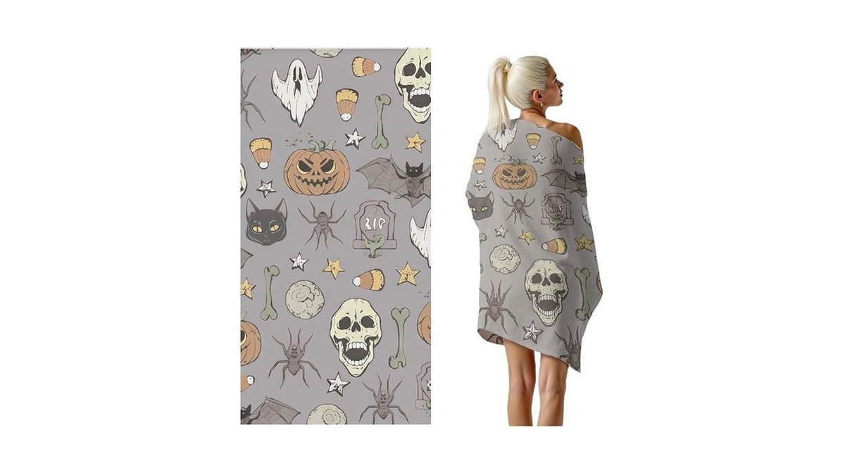 Microfiber Beach Towel, Quick Dry, Sand Free, Lightweight, Oversize71"×35"