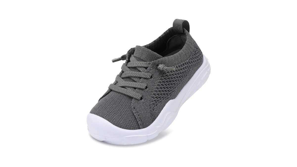 Leisfit Toddler Shoes Boys Girls Wide Toe Box Breathable Slip-on
