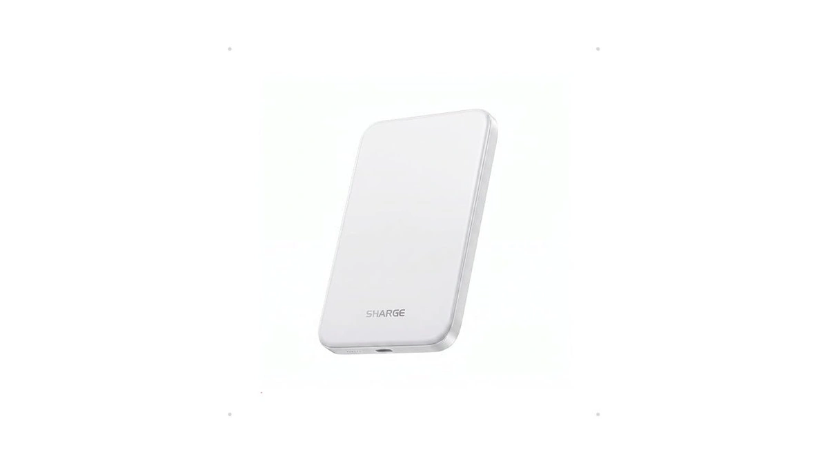 Sharge Airmag Magsafe Power Bank, Ultra Slim Battery Pack 5000mah
