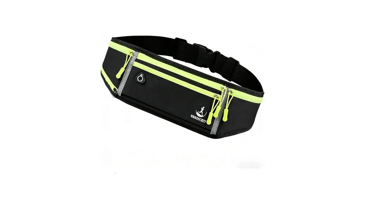 Running Belt For Men And Women, 4-pocket Waist Pack Fits