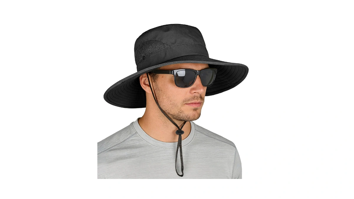 Zooron Sun Hats For Men Women, Wide Brim Safari Hats