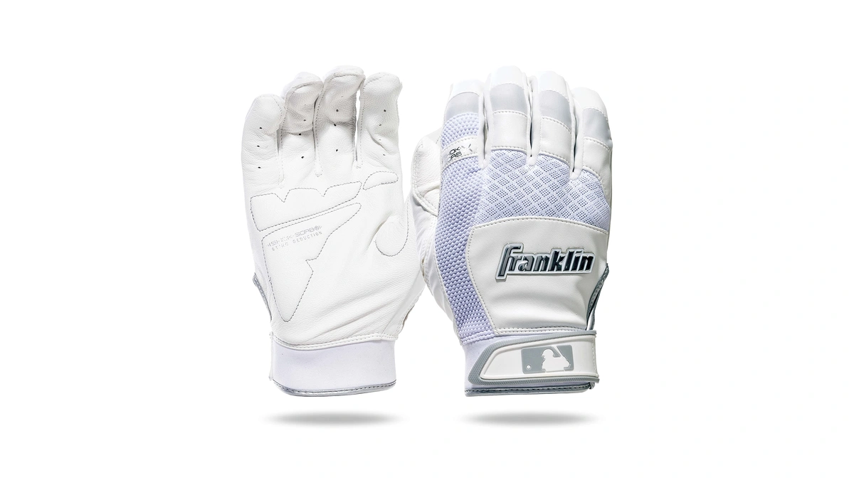 Franklin Sports Youth Mlb Shok-sorb X Batting Gloves, Youth Large,