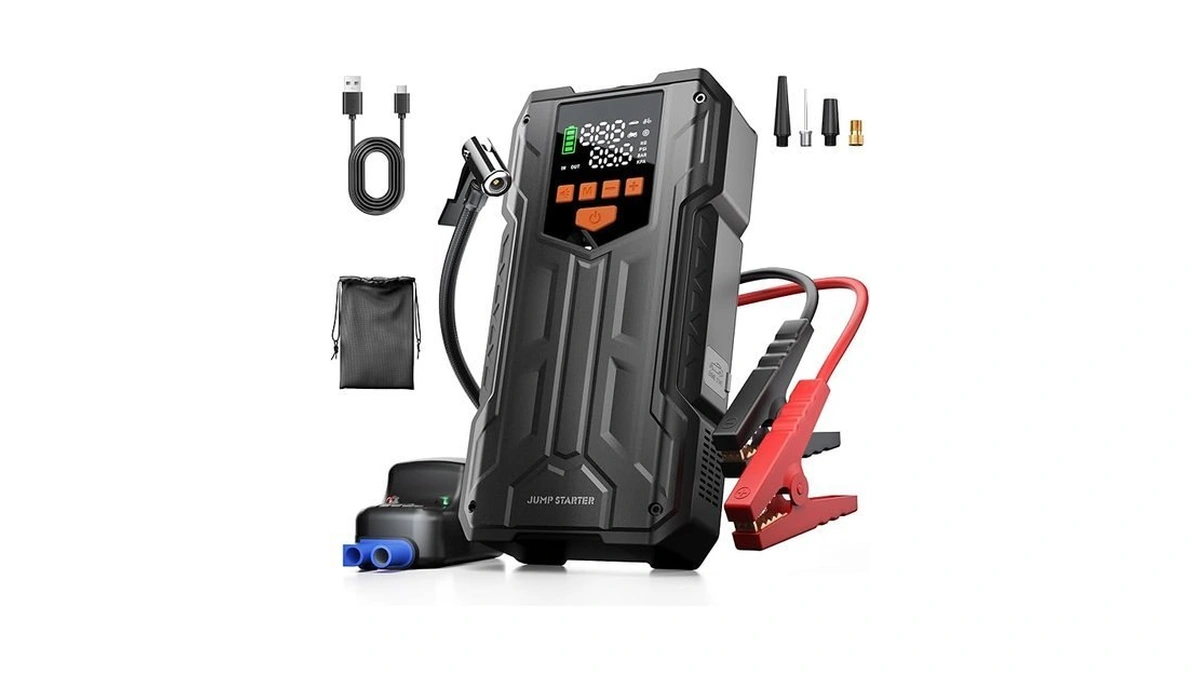 Amazon : 4000a Car Battery Jump Starter With Air