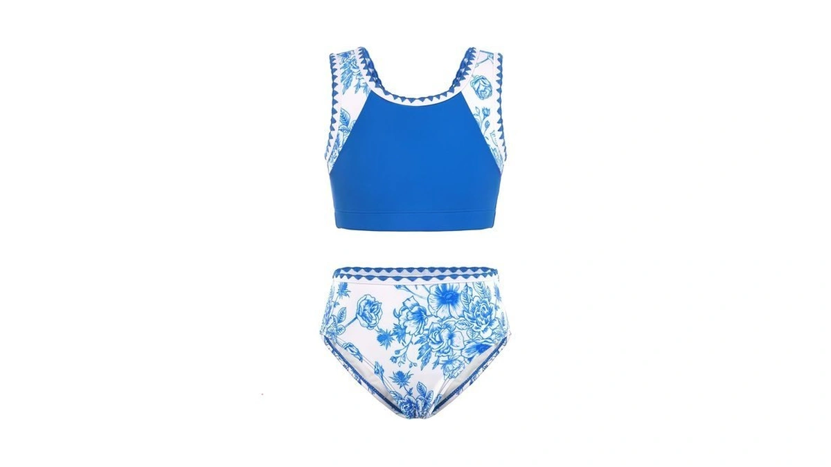 Grace Karin Girls Swimsuits Two Piece Bikini Sets With Chest