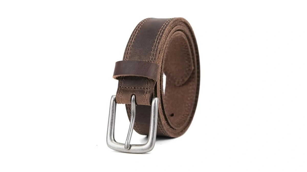 Vatan Men's Full Grain Leather Casual Every Day Jeans Belts,