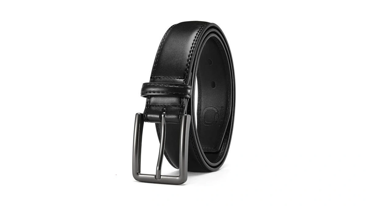 Chaoren Mens Belt Leather - 1 3/8" Dress Belts For