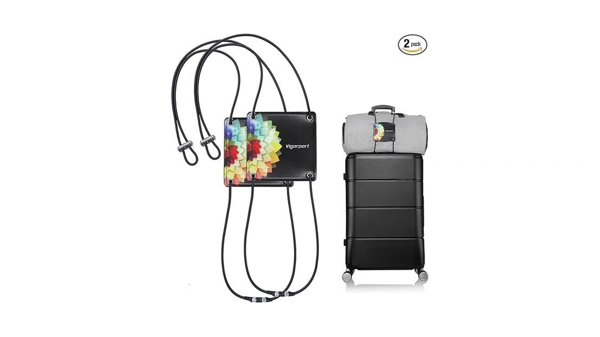 Vigorport Travel Belt For Luggage, Elastic Bungee Belt For Suitcases,