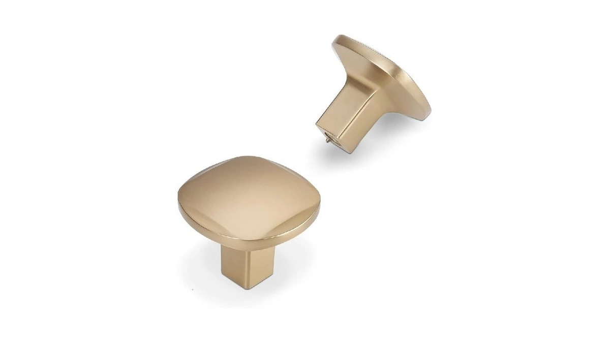 Cotykiley 10 Pack Champagne Bronze Kitchen Cabinet Knobs Drawer Pulls