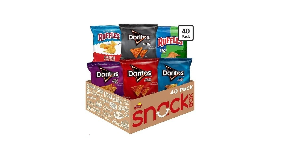 Ruffles Fritolay Variety Packs Flavors 1oz Bags, Ruffles & Doritos