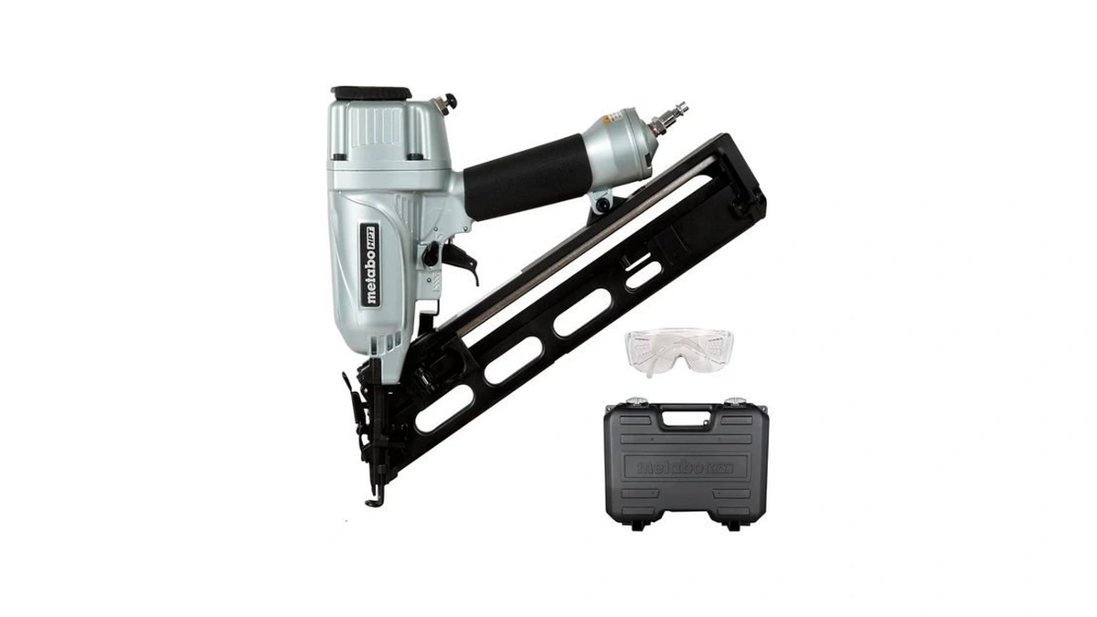 Metabo Hpt 15 Gauge Angled Finish Nailer, Selective Actuation, Nt65ma4