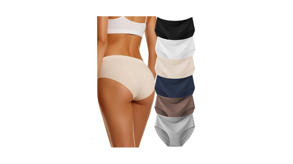 Yifumen Seamless Underwear For Womens No Show Hipster Panties Breathable