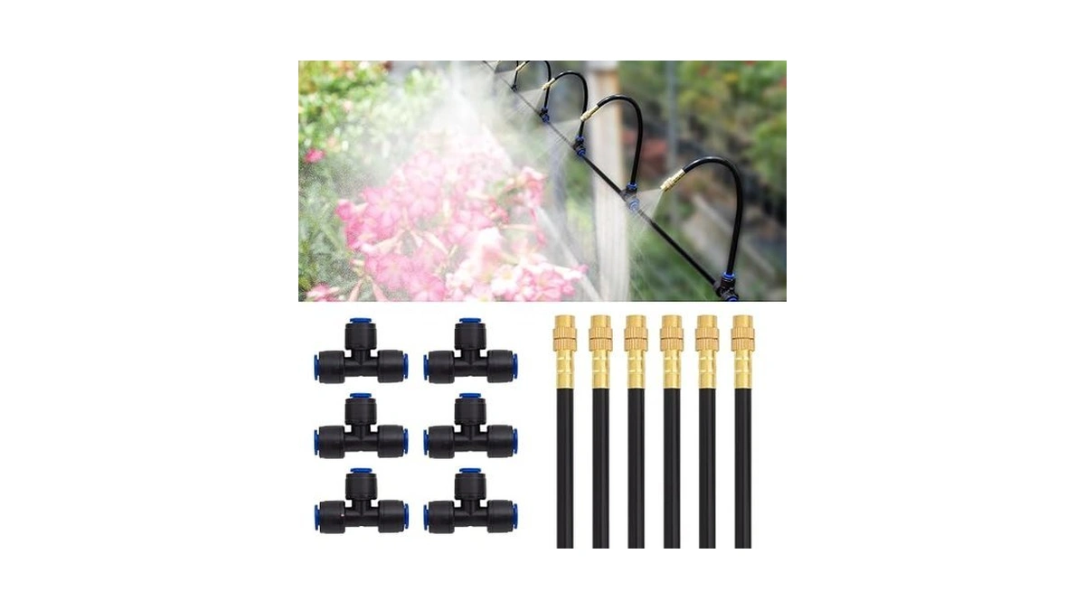 Drip Irrigation Parts Only 6pcs Of 360Β° Adjustable Arm Sprayer