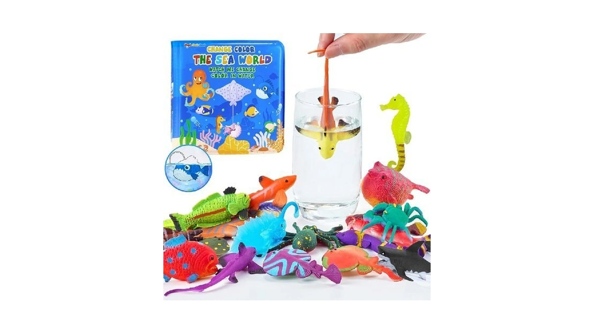 Color Changing No Hole Bath Toys For Kids Toddlers, Color