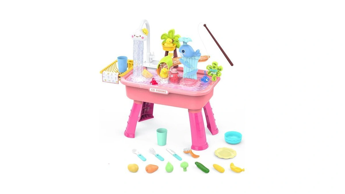 Yuanna 2026 Upgraded Water Table For Toddlers, Kids Sand Water