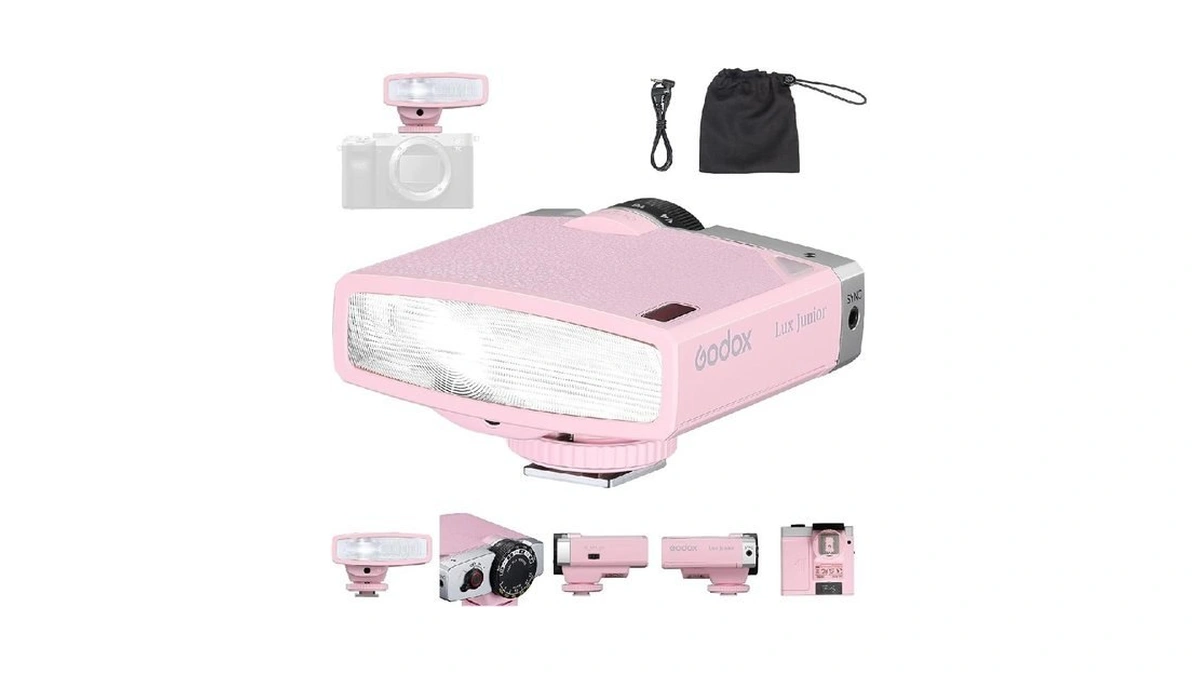 Godox Lux Junior Retro Camera Flash With Pc Sync Ports