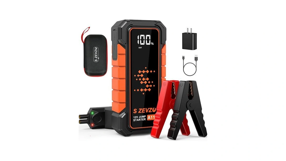 S Zevzo A11 Jump Starter, Upgraded 5000a Car Battery Jumper