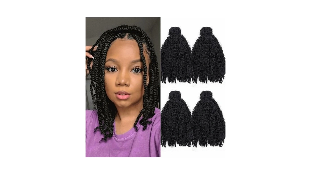 12inch Afro Kinky Bulk Hair For Micro Twist Braiding Hair,