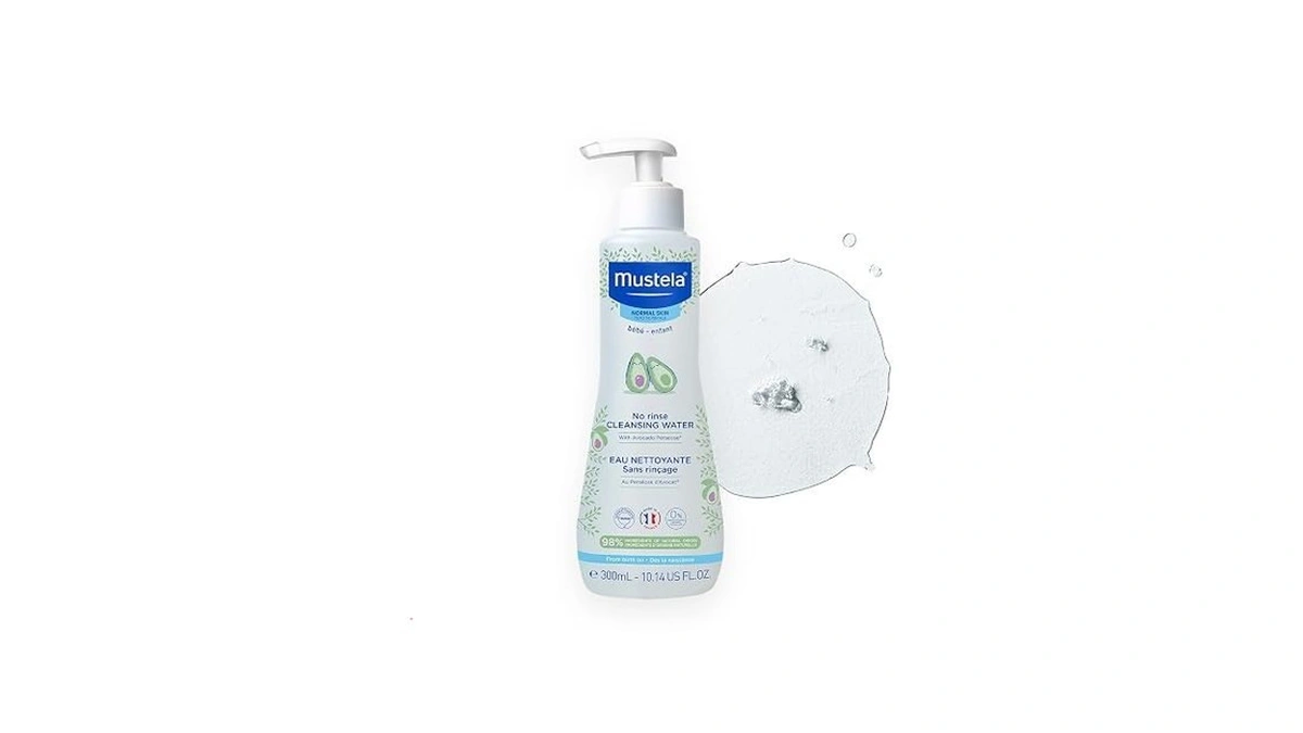 Mustela Baby Cleansing Water - No-rinse Micellar Water - With