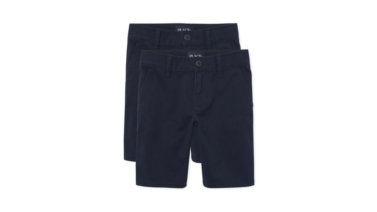The Children's Place Girl's Chino Shorts, Tidal, 6 Slim