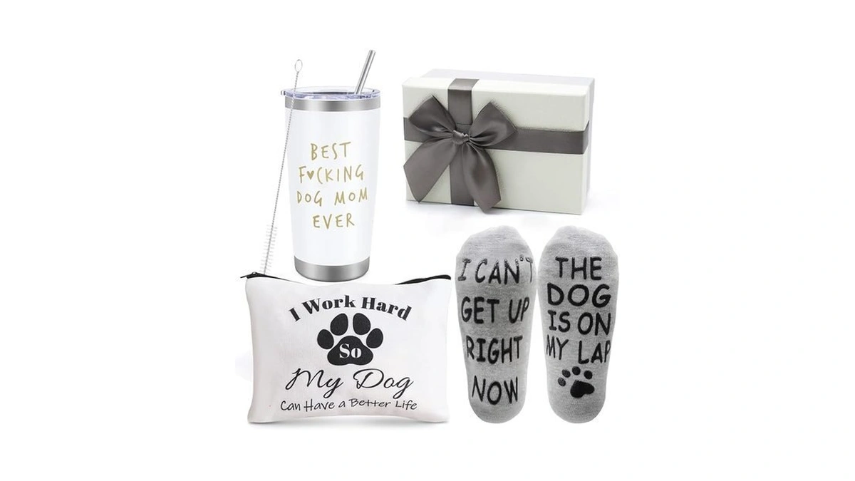 Best Dog Mom Gifts,20 Oz Wine Tumbler Unique Gifts Idea