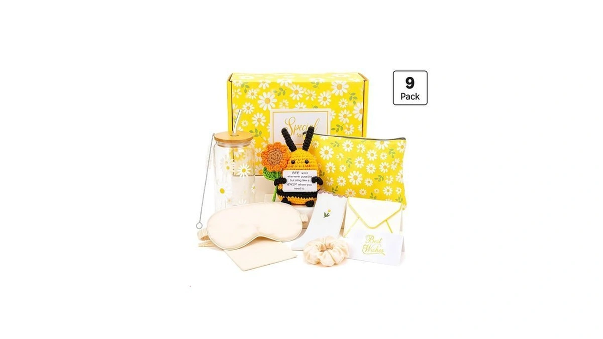 Ovveroche Birthday Gift Baskets For Women, Unique Daisy Graduation Gifts,