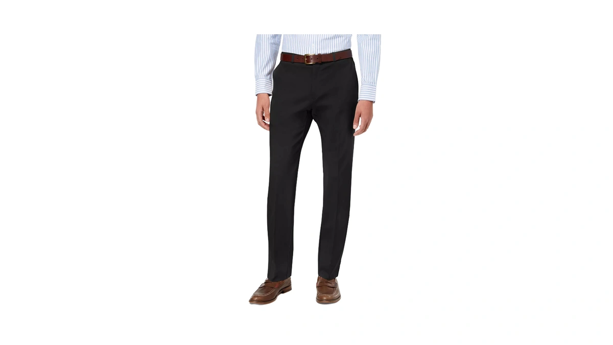 Tommy Hilfiger Men's Classic Stretch Chino Pants – Modern Fit,