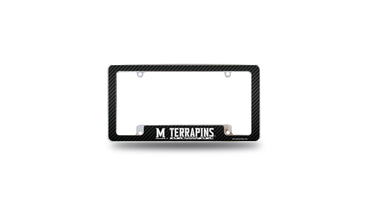 Rico Industries Ncaa Maryland Terrapins Carbon Fiber 12" X 6"