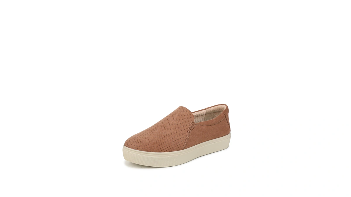 Dr. Scholl's Women's Madison Cloud Sneaker Honey Brown Micro 9.5