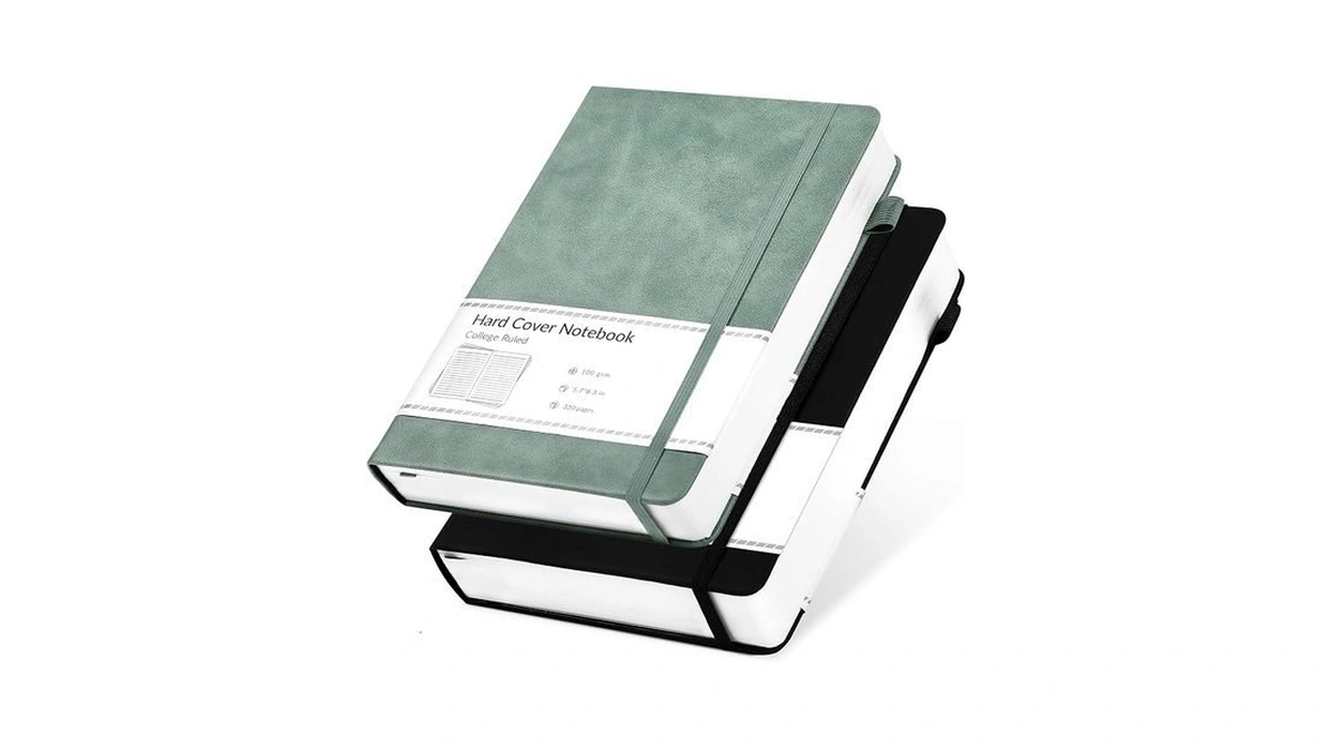 Cagie 2 Pack Notebooks Journals For Women Men Hardcover A5