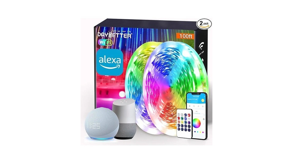 Daybetter Smart Wifi Led Lights 100ft - Led Strip Lights