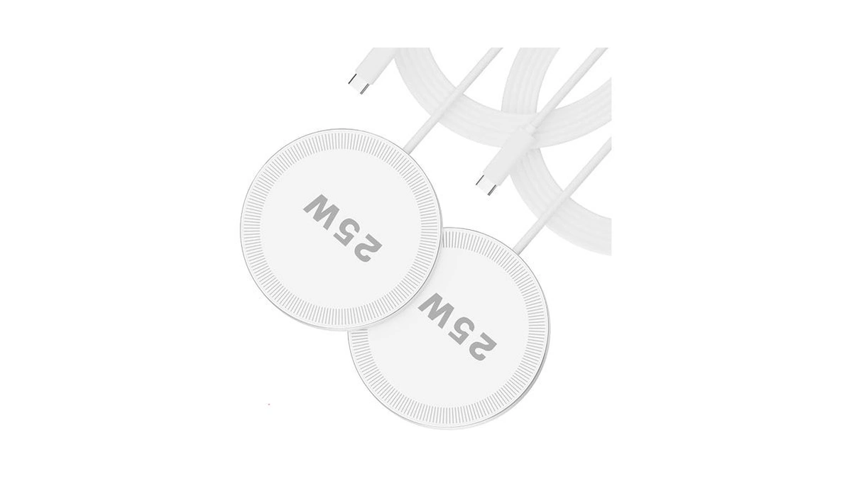 25w Magnetic Portable Fast Wireless Charging Pad For Apple Iphone