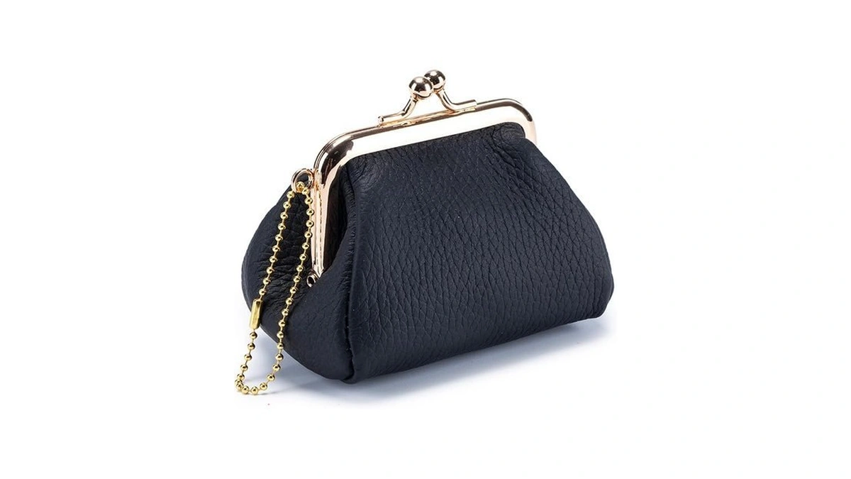 Leather Coin Purses Black