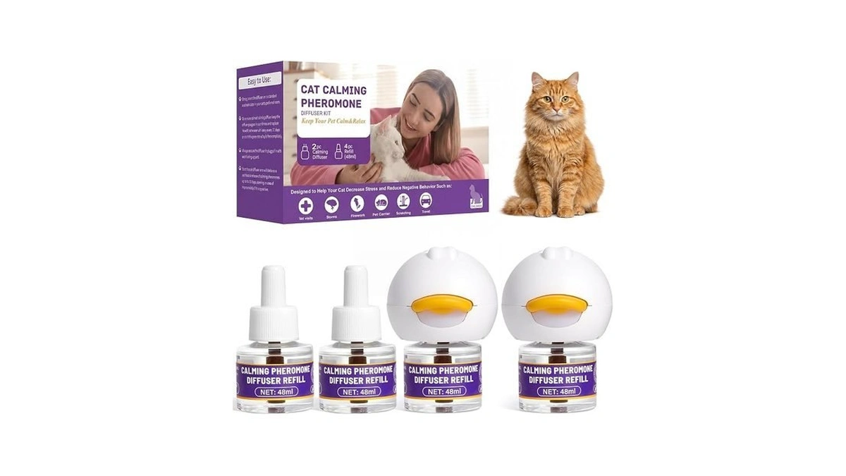 Cat Calming Pheromone Diffuser Starter Kit, 120-day, For Multi-cat Homes