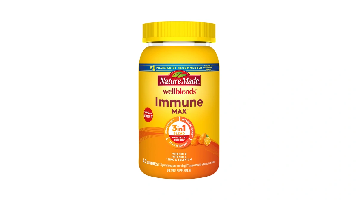 Nature Made Wellblends Immunemax Gummies, Vitamin C, Zinc, And Vitamin