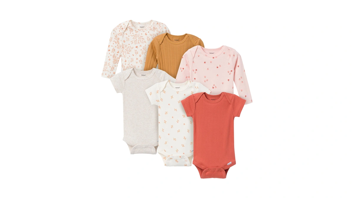 Gerber Unisex Baby Multi-pack Onesies Bodysuits (short And Long Sleeve),