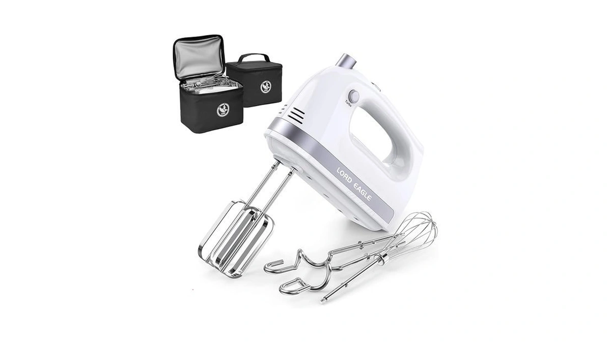 Lord Eagle Hand Mixer Electric Handheld 400w, 5-speed Lightweight Kitchen