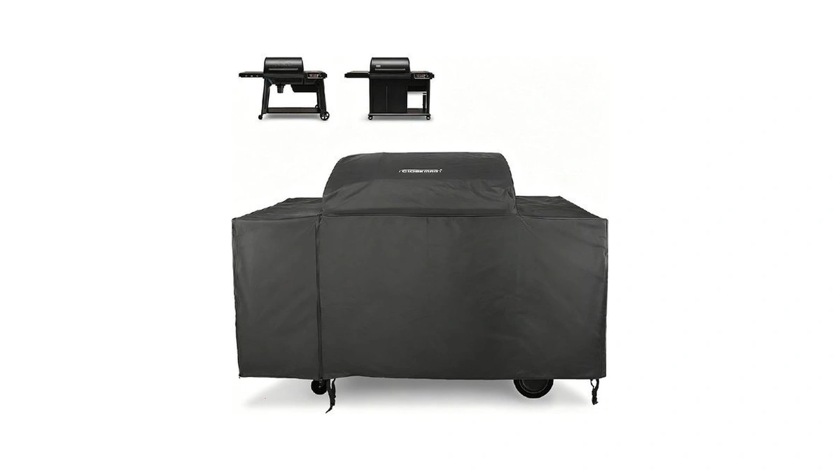 Cloakman Outdoor Heavy Duty 600d Waterproof Pellet Grill Cover Compatible