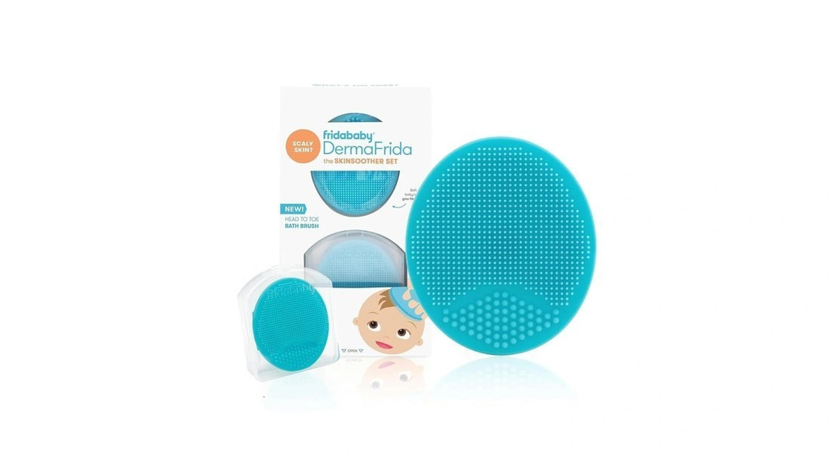 Frida Baby Dermafrida The Skinsoother Baby Bath Brush, Cradle Cap