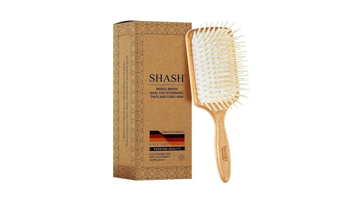Made In Germany - Shash Large Paddle Hair Brush, Thick