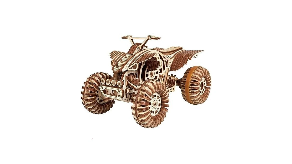 Wood Trick Raptor Quad Bike 3d Wooden Puzzles For Adults