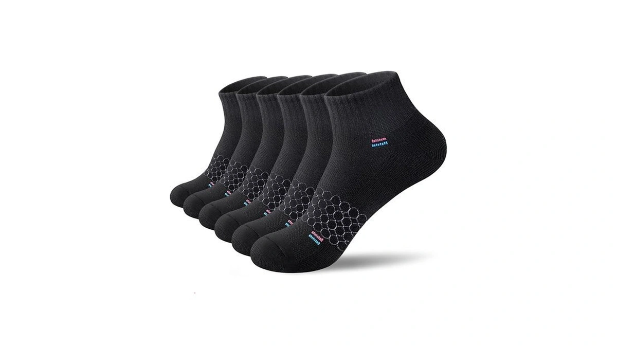 Iramy Light Compression Socks For Women Arch Support Athletic Cushioned