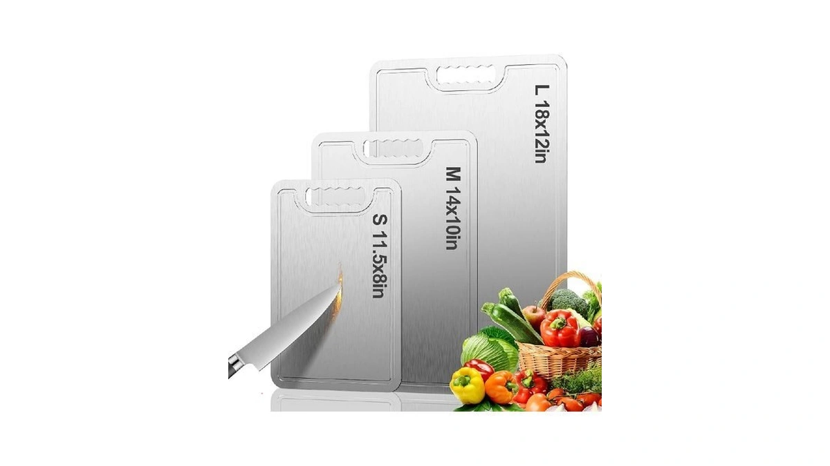 Titanium Cutting Board Set Of 3,100% Pure Titanium Cutting Boards