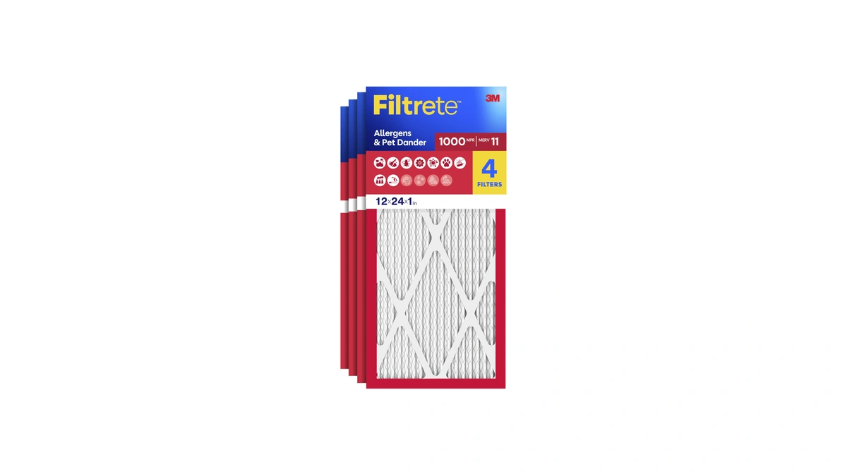 Filtrete 12x24x1 Air Filter, Merv 11, Mpr 1000, Allergens &