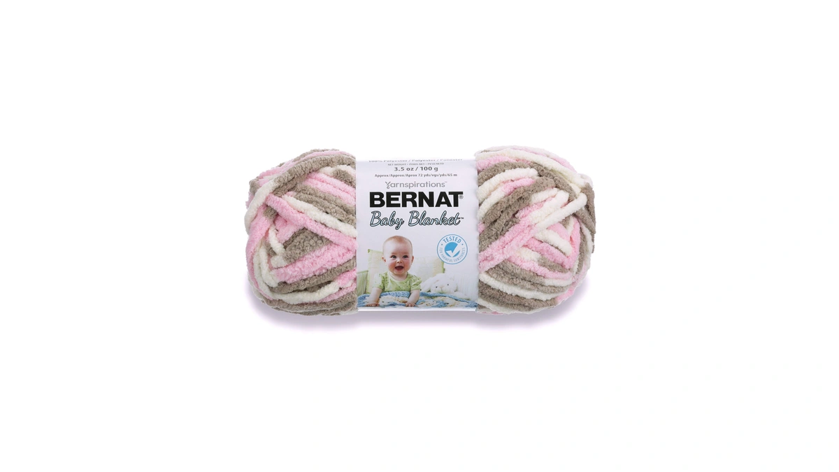Bernat Baby Blanket Yarn, 3.5 Oz, Gauge 6 Super Bulky,