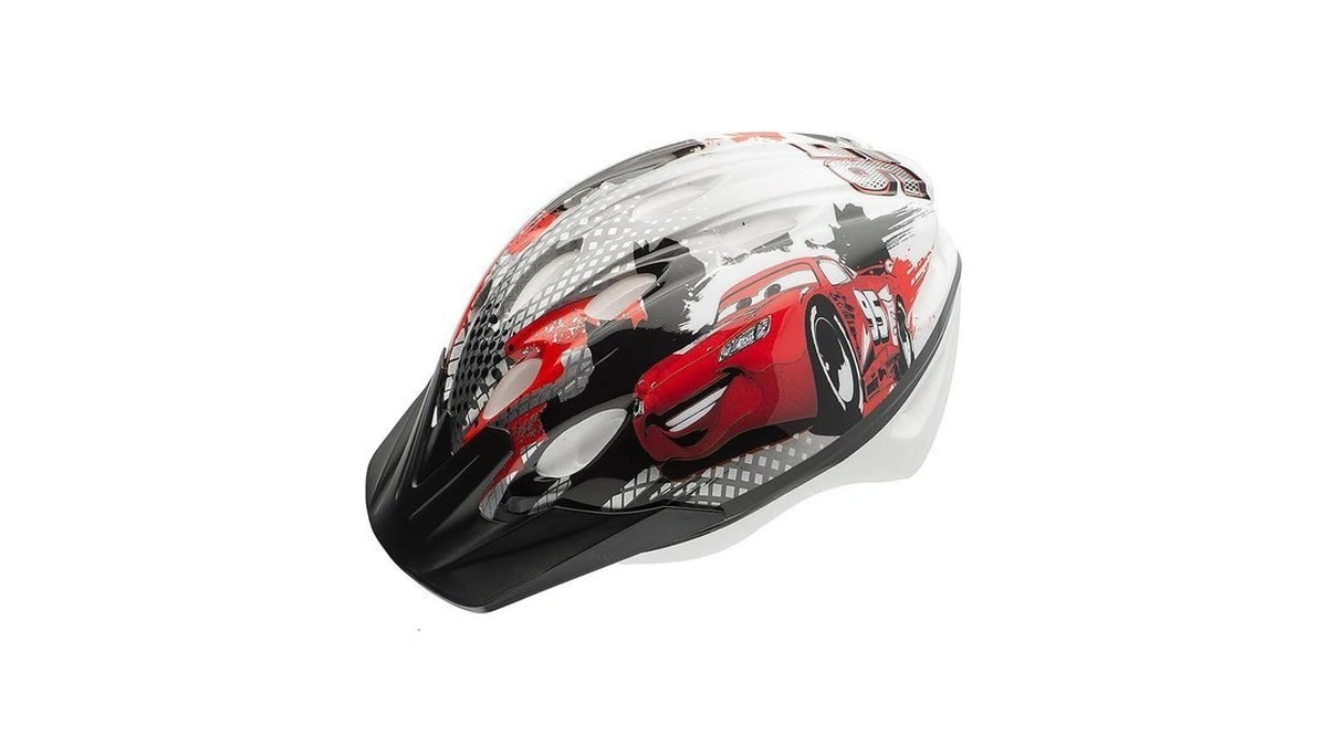 Disney Pixar Cars Titanium Mcqueen Child Bike Helmet