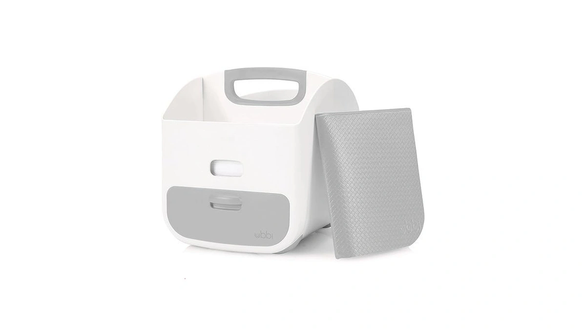 Ubbi Portable Diaper Changing Station Diaper Storage Caddy Organizer With