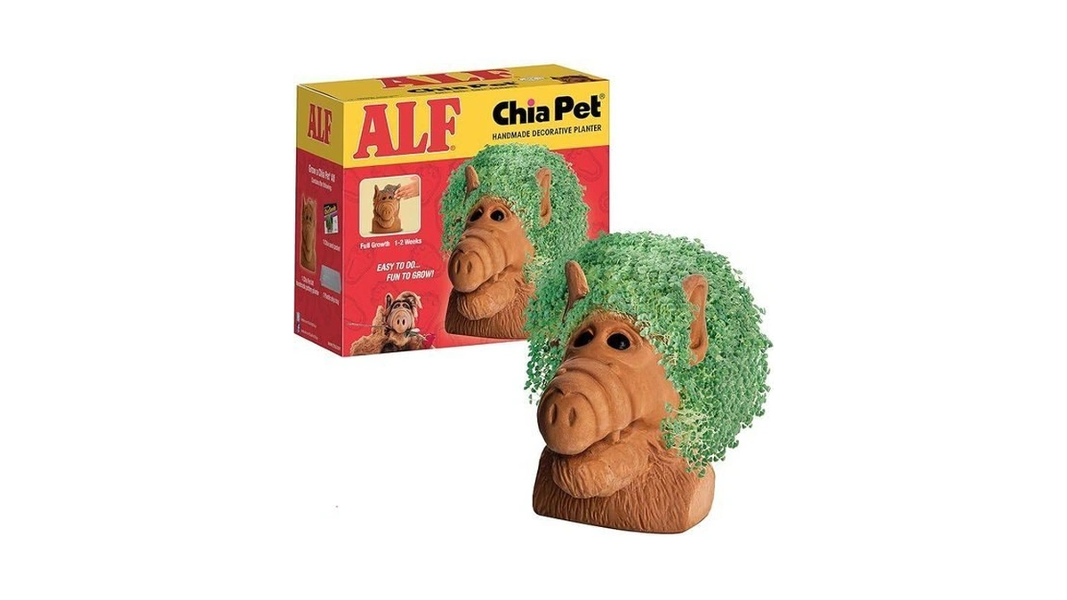 Chia Pet Alf With Seed Pack, Decorative Pottery Planter, Easy