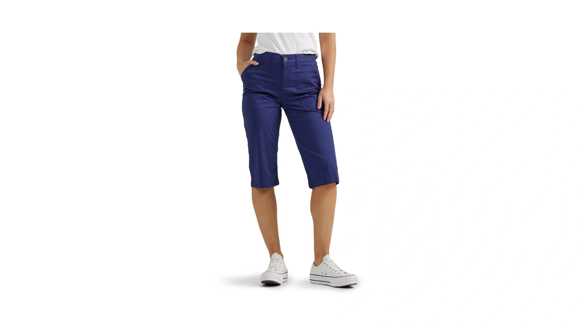 Lee Women's Ultra Lux Comfort With Flex-to-go Utility Skimmer Capri