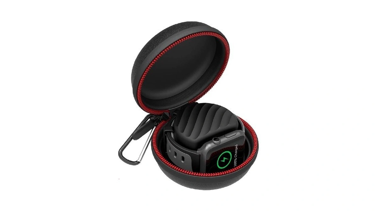 Galaxy Watch 7 Charger Holder, Emallee Portable Carrying Bag Protective